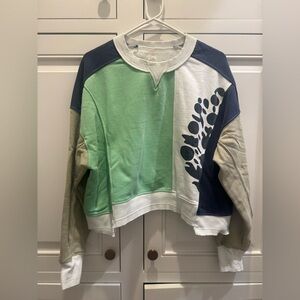 Free people movement cropped sweatshirt, size S